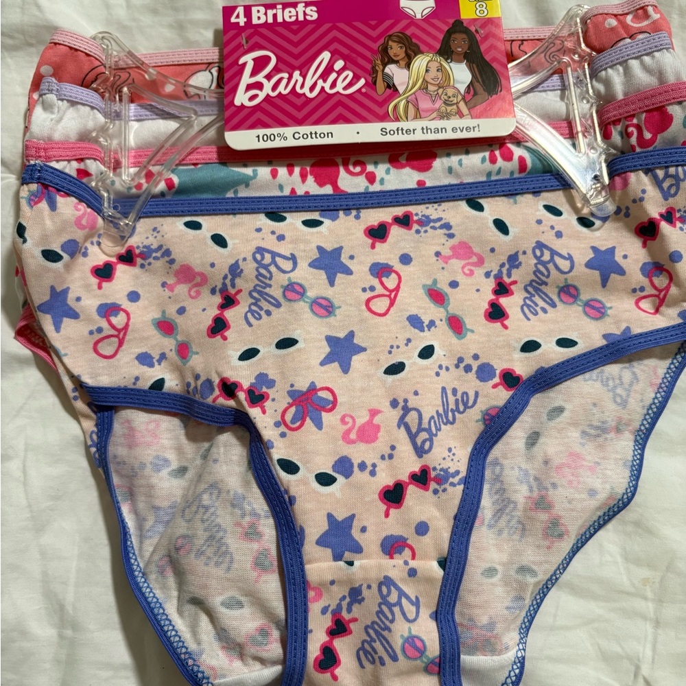 Barbie Kids Briefs Set - Pink and Blue